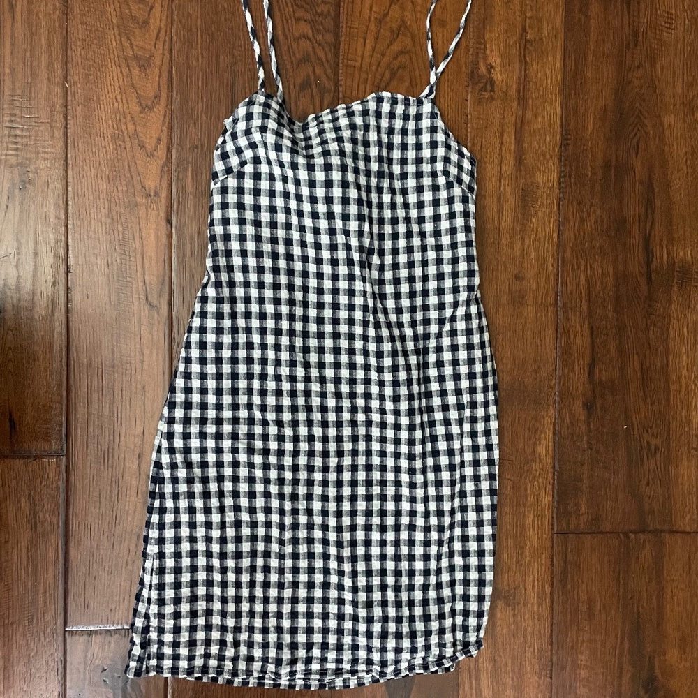 AE Gingham Mini Dress